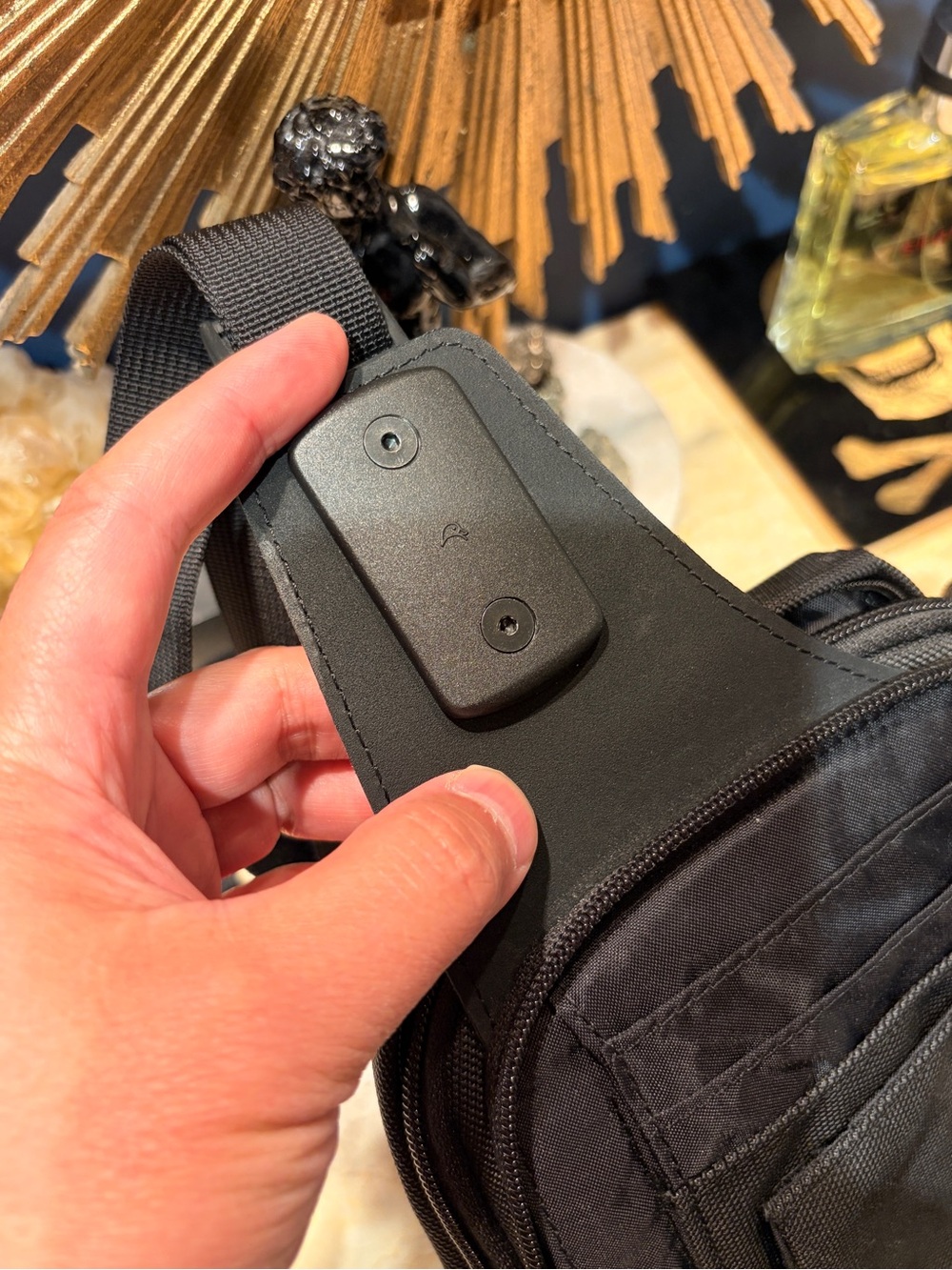 Mandarina Duck Black Crossbody Sling Bag - Picture 7 of 10